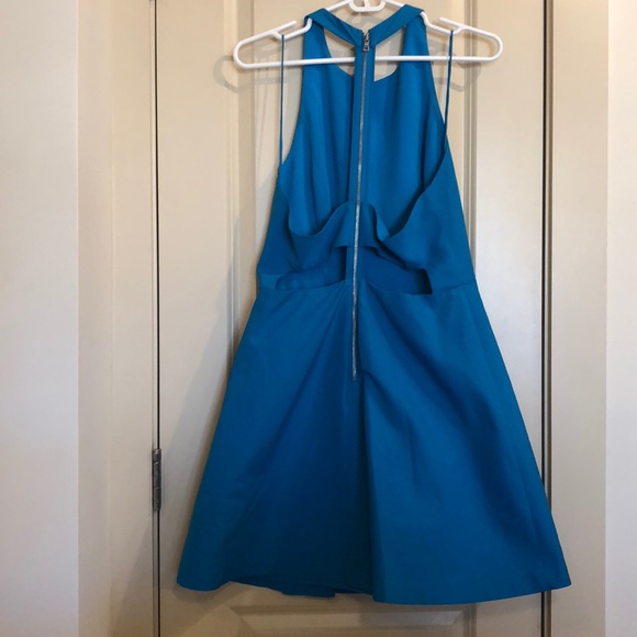 Alice + Olivia teal blue mini dress - Picture 3 of 6